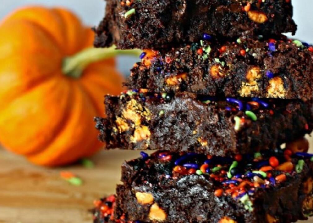 Pumpkin Chocolate Chip Brownies